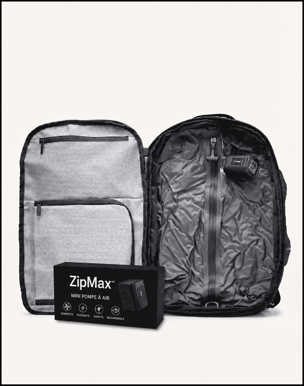 ZipMax - Sac à Dos Compressible