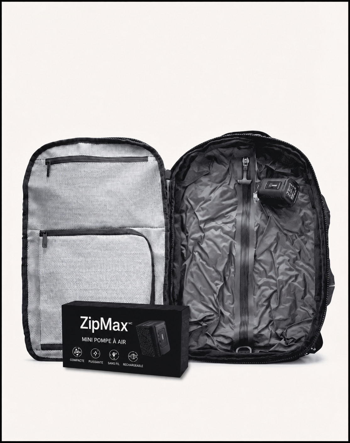 ZipMax - Sac à Dos Compressible